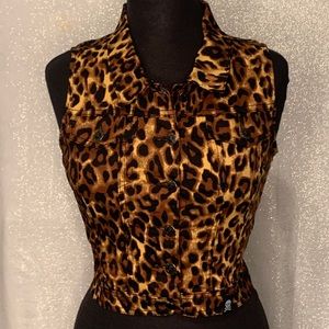 Leopard Print Vest by Sourpuss